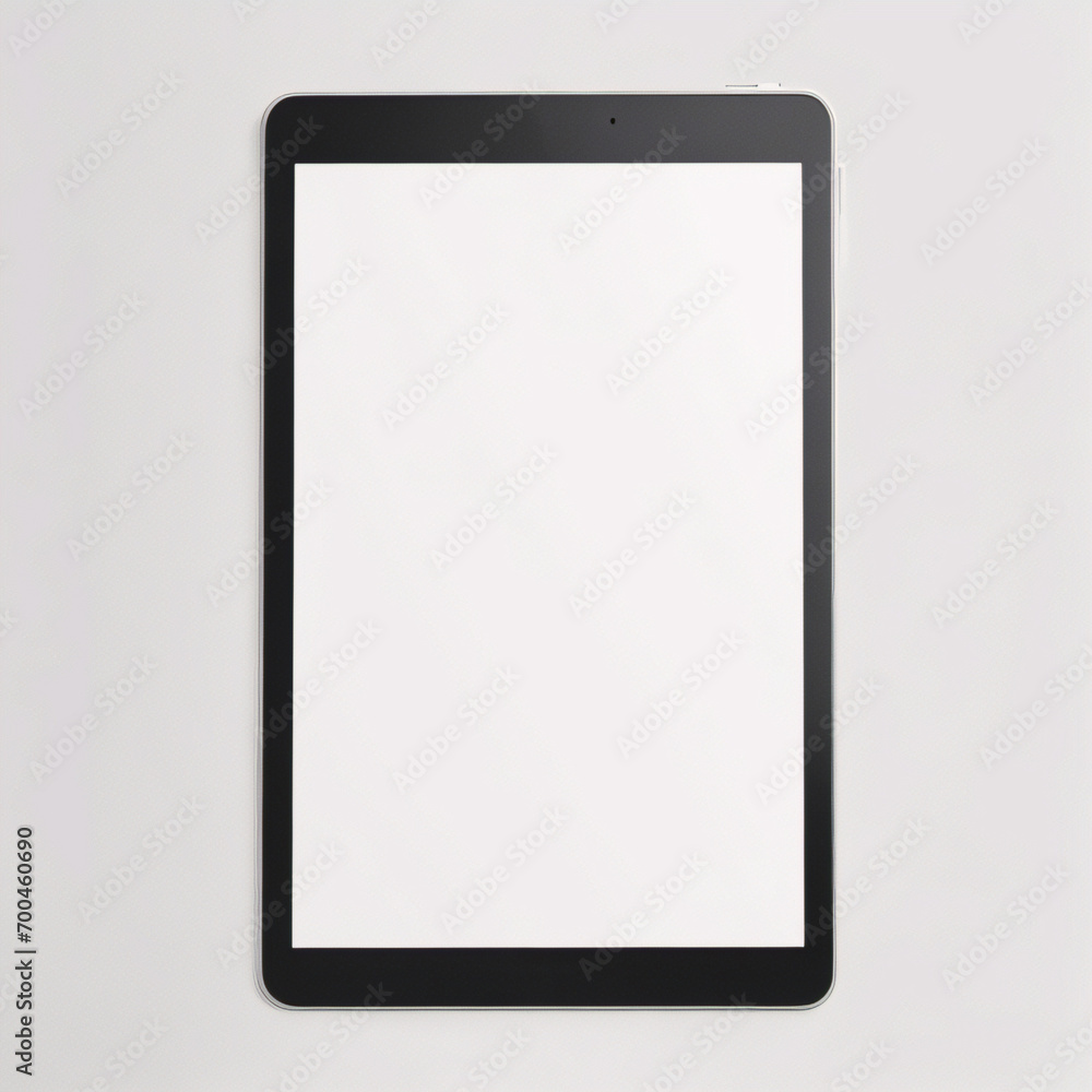 Tablet-Computer-Mockup-Vektor. Modernes Tablet mit leerem Bildschirm. Realistischer Tablet-Computer isoliert auf weißem Hintergrund. Tablet-Computer-Mockup-Vektor. Modernes Tablet mit leerem Bildschirm. Realistischer Tablet-Computer isoliert auf weißem Hintergrund.