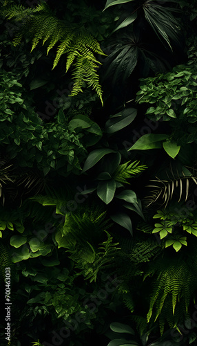 green leaves nature background  closeup leaves texture  tropical leaves