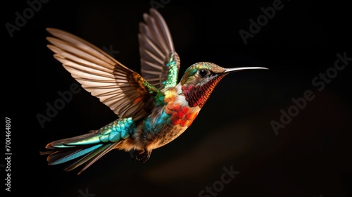 Hummingbird flying © Fly Frames