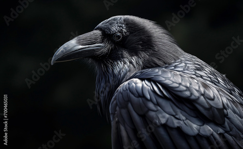 Shadowed Elegance: Majestic Bird in the Dark Abyss © Curioso.Photography