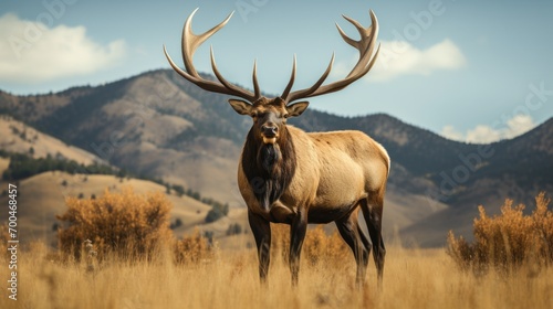 Huge Bull Elk © Fly Frames