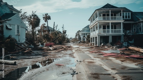Hurricane destroyed homes photo