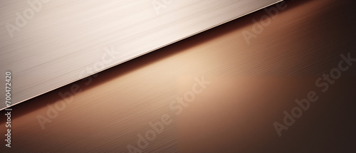 Sleek Copper Metal Gradient Texture
