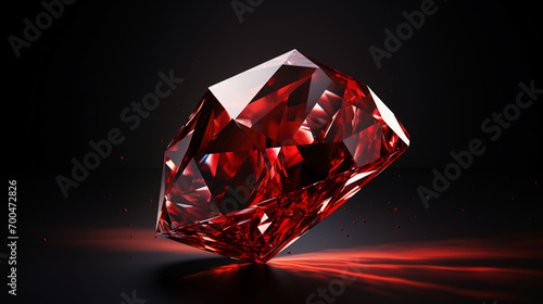 Red luxury diamond