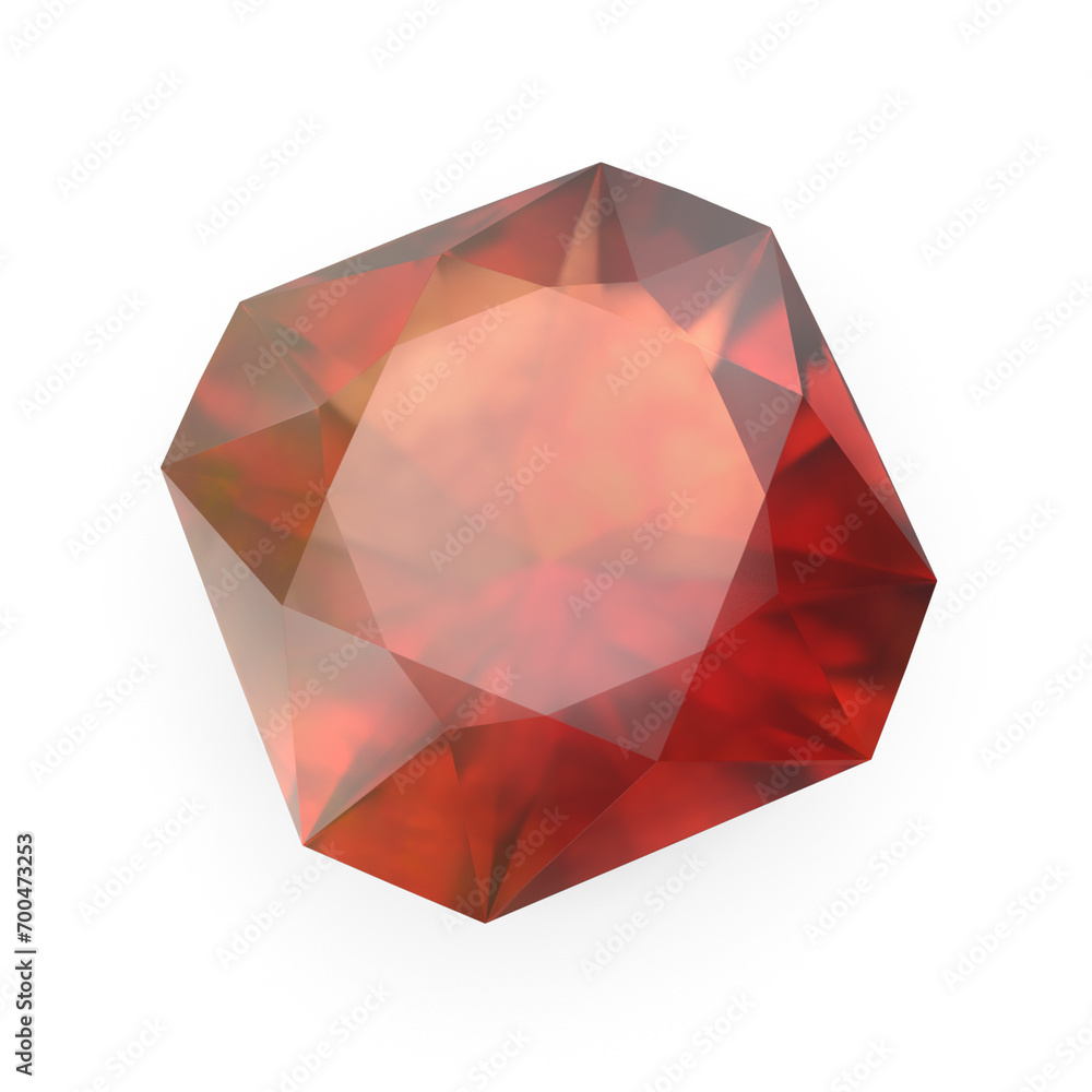 Asscher Cut Amber PNG Asscher Cut Amber PNG