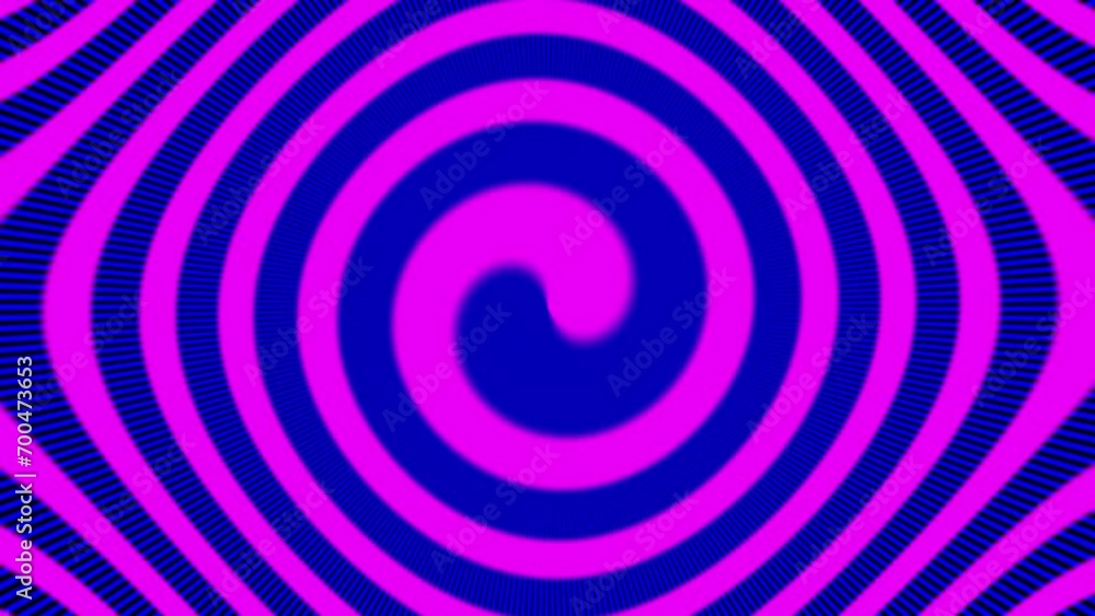 Radial Spiral Hypnotic Purple Blue Loop Radial Spiral Hypnotic Purple Blue Loop