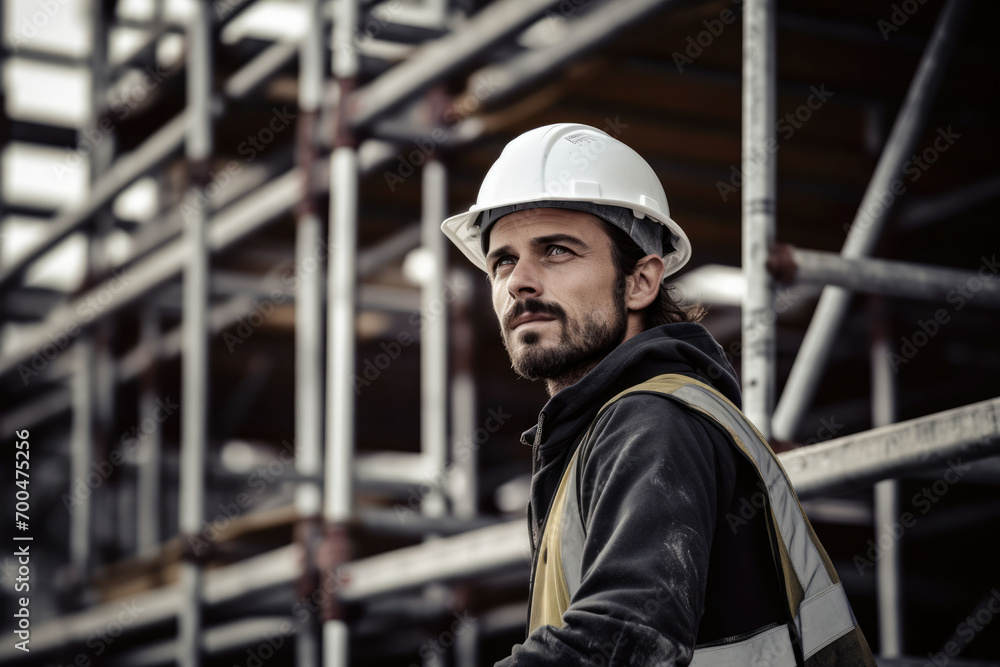 Construction safety engineer industrial male person adult helmet builder men building architect Construction safety engineer industrial male person adult helmet builder men building architect
