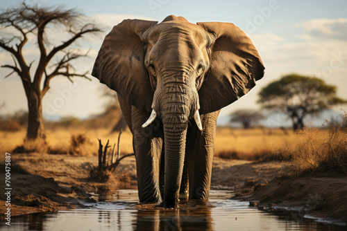 Ivory travel african safari wildlife africa nature elephant animals mammal © SHOTPRIME STUDIO