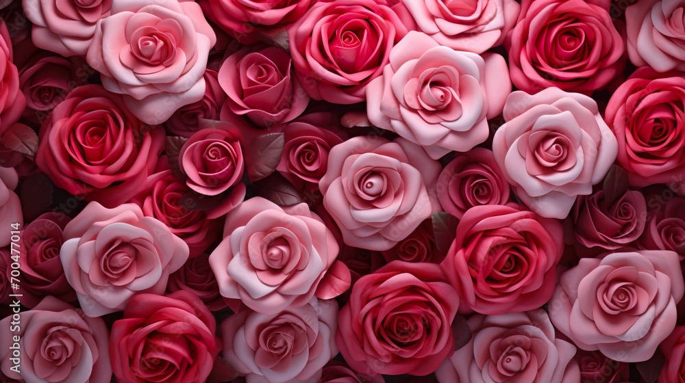 Full background of roses Valentines day festive red and pink rose background Full background of roses Valentines day festive red and pink rose background