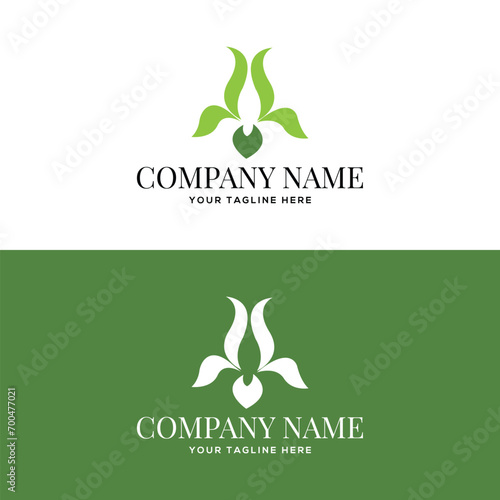 Iris flower logo, flower logo iris logo 