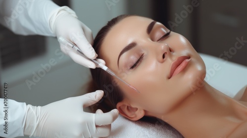  Beauty Specialist Administers Neurotoxin or Dermal Filler to Address Crow's Feet or Upper Eyelid Concerns photo