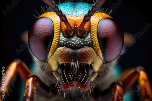 Mesmerizing Insect Macro Photography: Revealing the Intricate Details in High Resolution © Александр Раптовый