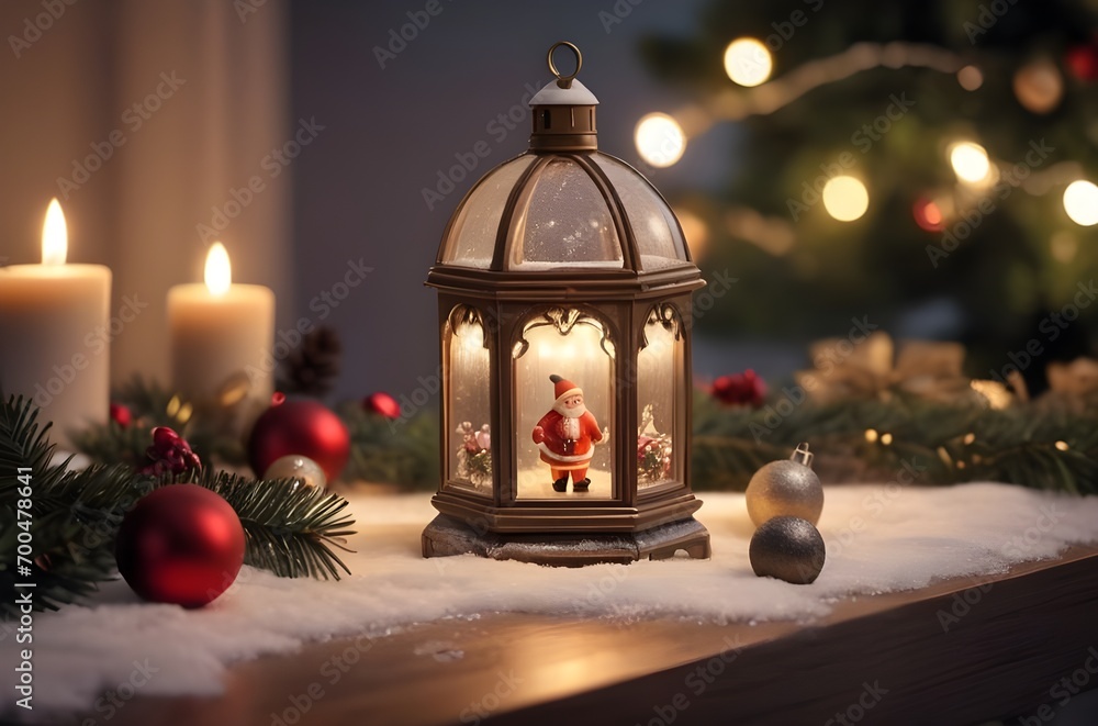 Winter Christmas Decoration, Merry Christmas December 25 