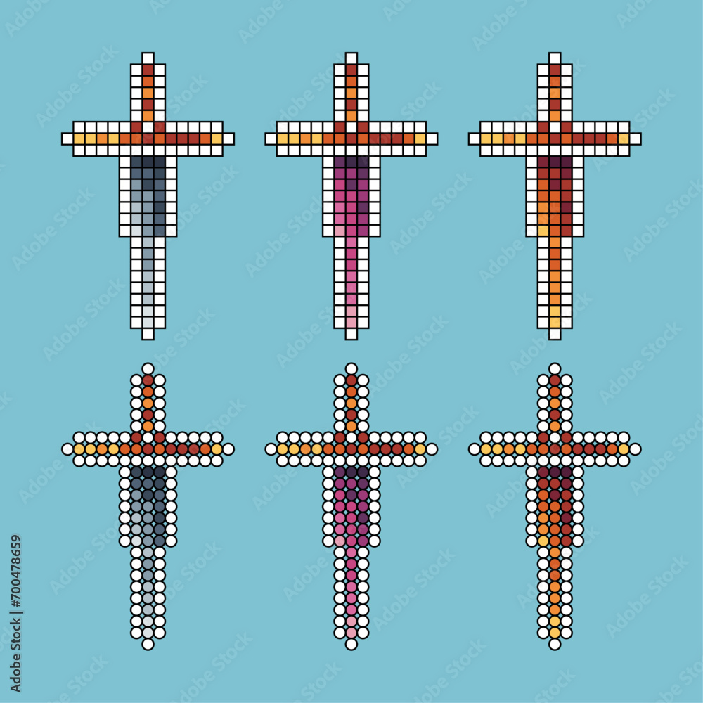 Pixel art stroke sets of sword icon with variation color item asset. sword icon on pixelated style. 8bits perfect for game asset or design asset element for your game design asset Pixel art stroke sets of sword icon with variation color item asset. sword icon on pixelated style. 8bits perfect for game asset or design asset element for your game design asset