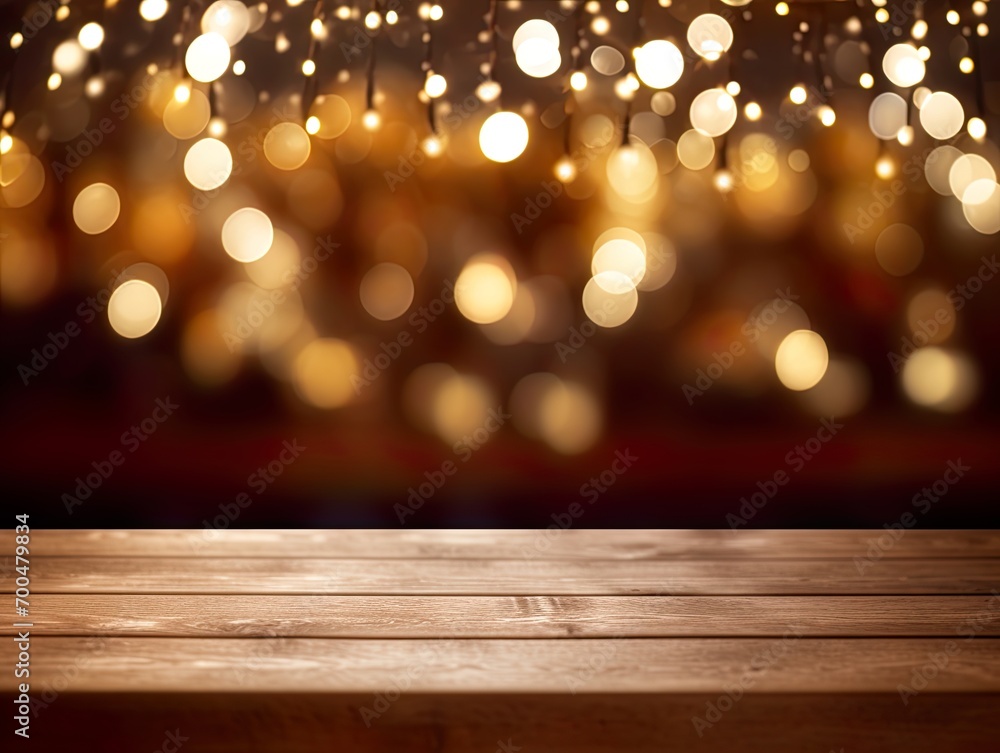 Mock up for space Empty dark wooden table in front of abstract blurred bokeh background for display selective focus Mock up for space Empty dark wooden table in front of abstract blurred bokeh background for display selective focus