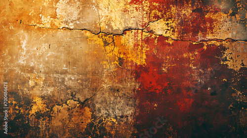 Vintage grunge background with patina like colors cross