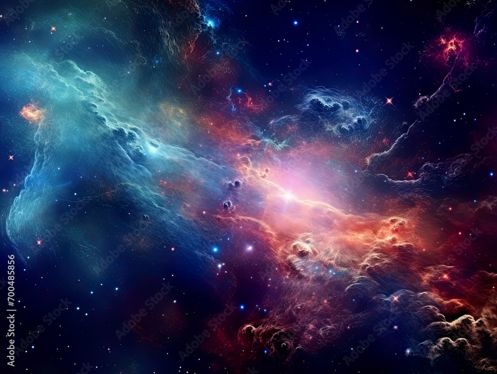 Fototapeta premium Galaxy and universe light. Galaxies sky in space Planets and stars beauty of space exploration