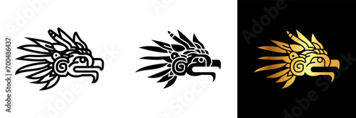 Dive into the mythical realm with the Quetzalcoatl icon, an embodiment of the legendary Mesoamerican deity known as the Feathered Serpent.