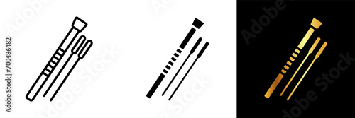 Immerse your designs in the historical precision of the Aztec Blowgun icon. This symbolic representation of an ancient hunting tool captures the essence of stealth and accuracy.