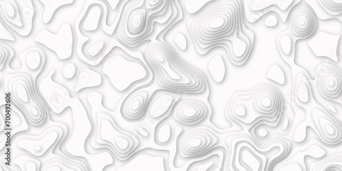 Pattern with lines and dots the stylized height of the topographic map contour Topographic map. Geographic mountain relief. Silver line topography map contour background and white topography.