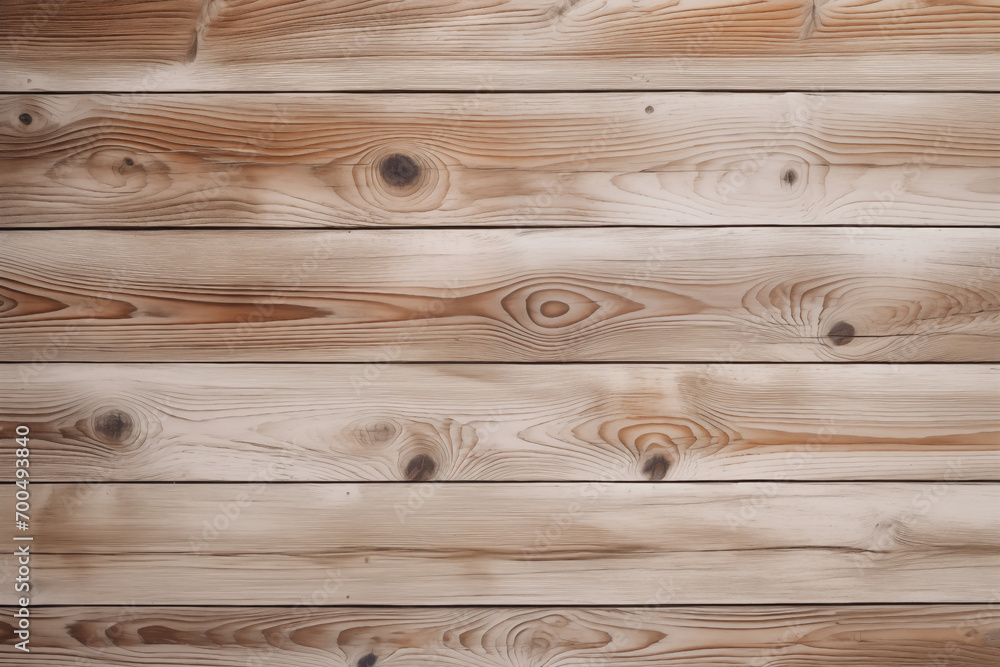 Naklejka premium Top view of white wood plank material background