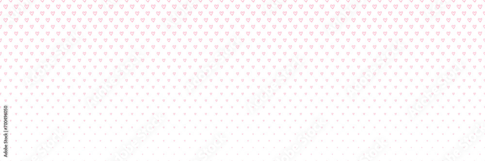 Blended doodle pink heart line on white for pattern and background, Valentine's background, halftone effect. Blended doodle pink heart line on white for pattern and background, Valentine's background, halftone effect.