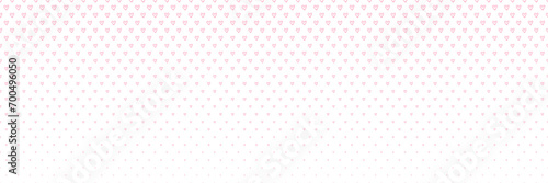 Blended  doodle pink heart line on white for pattern and background, Valentine's background, halftone effect.