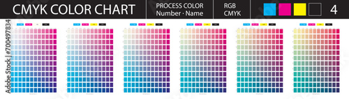 CMYK Process Color Chart 4