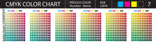 CMYK Process Color Chart 7