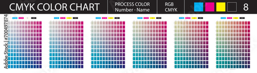 CMYK Process Color Chart 8