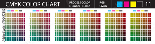 CMYK Process Color Chart 11