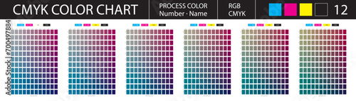 CMYK Process Color Chart 12