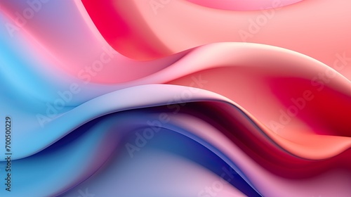 Abstract soft waves Beautiful Abstract 3D Background with Smooth Silky Shapes soft forms ..