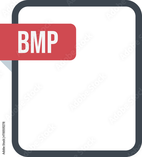 BMP File rectangular icon