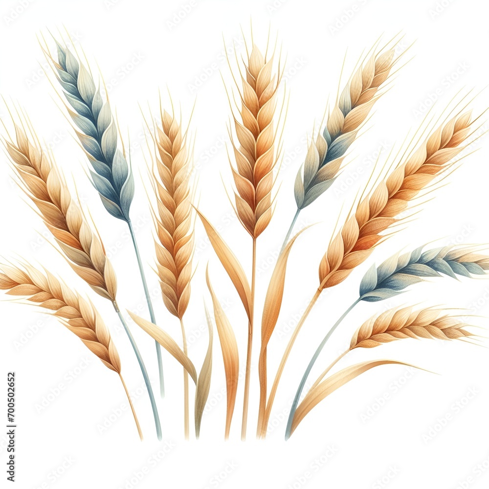 golden wheat ears for summer agriculture harvest card decor golden wheat ears for summer agriculture harvest card decor