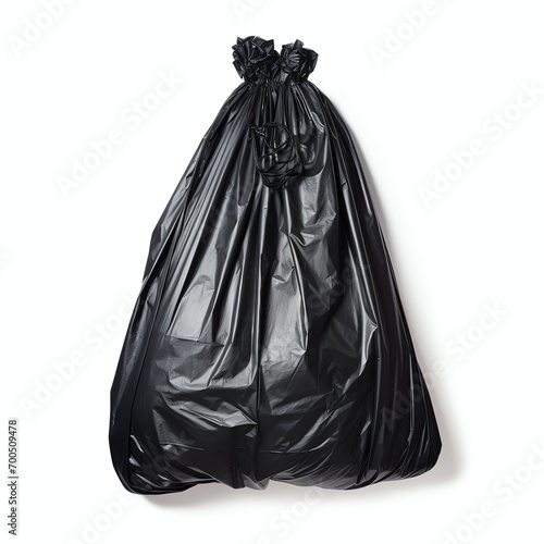 A trash bag on a white background © mh