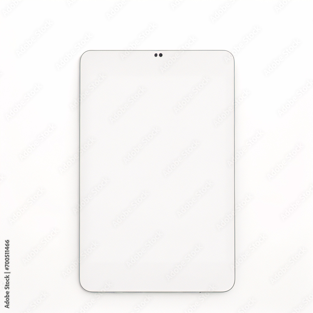 Hochwertige, realistische neue Version eines weichen, sauberen weißen Tablet-Computers mit leerem weißen Bildschirm. Realistisches Vektor-Mockup-Tablet-Pad für die visuelle Demonstration der UI-App. Hochwertige, realistische neue Version eines weichen, sauberen weißen Tablet-Computers mit leerem weißen Bildschirm. Realistisches Vektor-Mockup-Tablet-Pad für die visuelle Demonstration der UI-App.