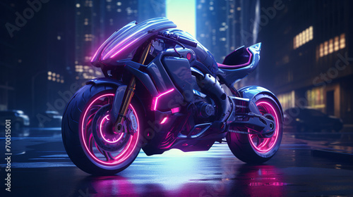Futuristic Generic motorcycle concept design © Daniel