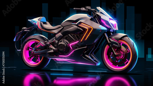 Futuristic Generic motorcycle concept design