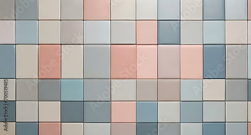 tiles wall texture wide tile background banner panorama, with gradient pattern, generative ai 