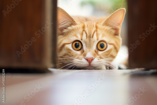 funny cat hiding © VIRTUALISTIK