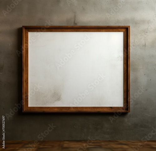 empty frame on wall  mockup of a picture on the wall  blank poster template