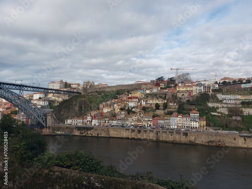 Porto, cidade, portugal, europa, paisagem, ar livre, cores, perspectiva, nevoeiro, viagem, árvore, panorama, escurecer, céu, Turismo, viajar, explorar