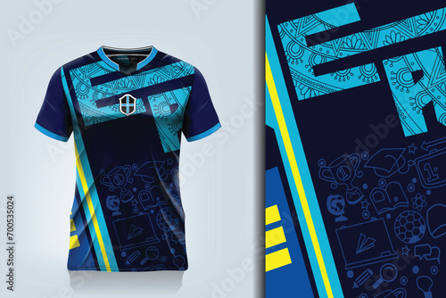 vector soccer jersey template sport t shirt design
