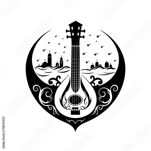 Harmonies of Heroes: Crafting Epic Tales with the Enchanting Bardic Emblem - Dungeons & Dragons Tabletop Game Logo