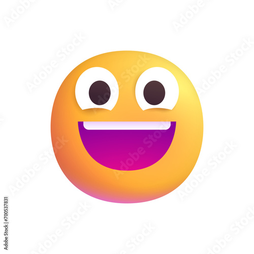 Grinning Face with Big Eyes