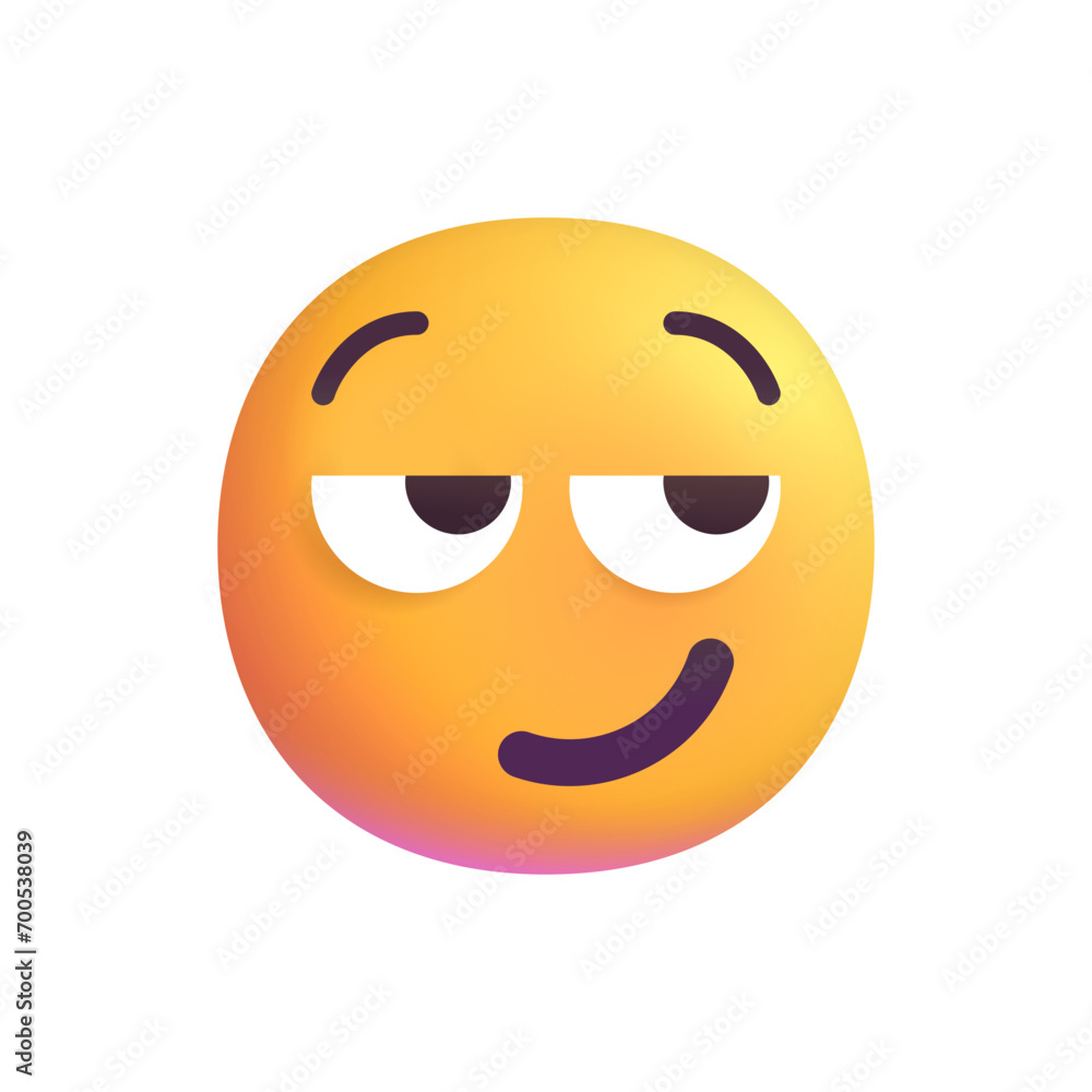 Fototapeta premium Smirking Face
