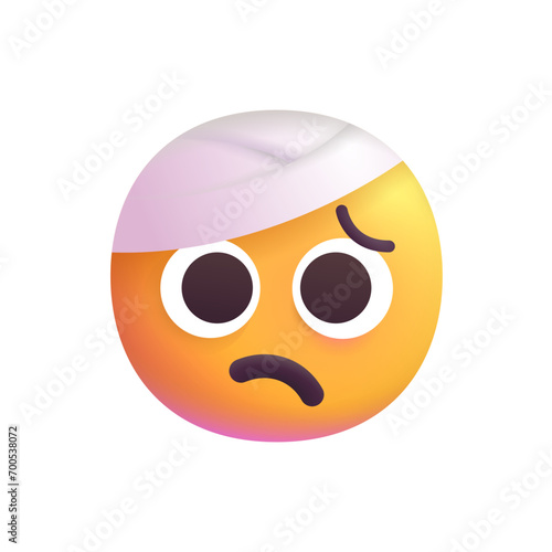 Face with Head-Bandage