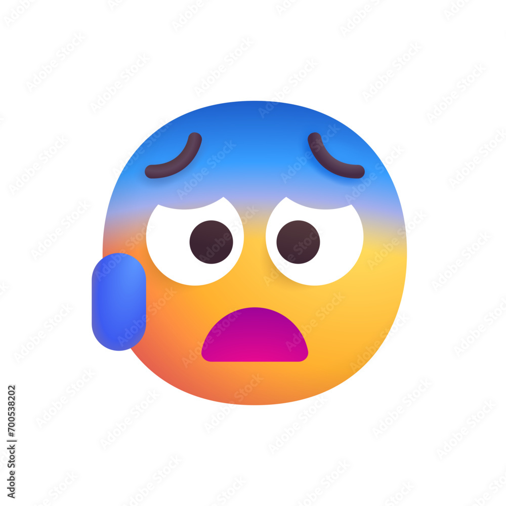Anxious Face with Sweat Anxious Face with Sweat