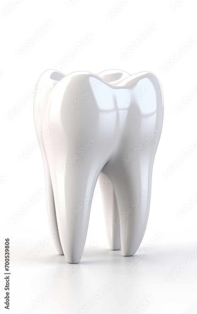 Tooth model of teeth, isolated a white background. Tooth model of teeth, isolated a white background.